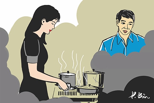 Em không phải Ô sin trong nhà